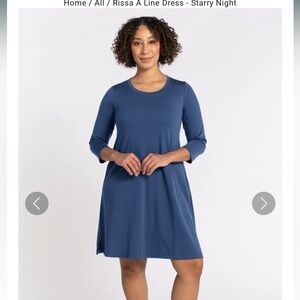 WoolX Rissa A-Line Long Sleeve Dress 1X